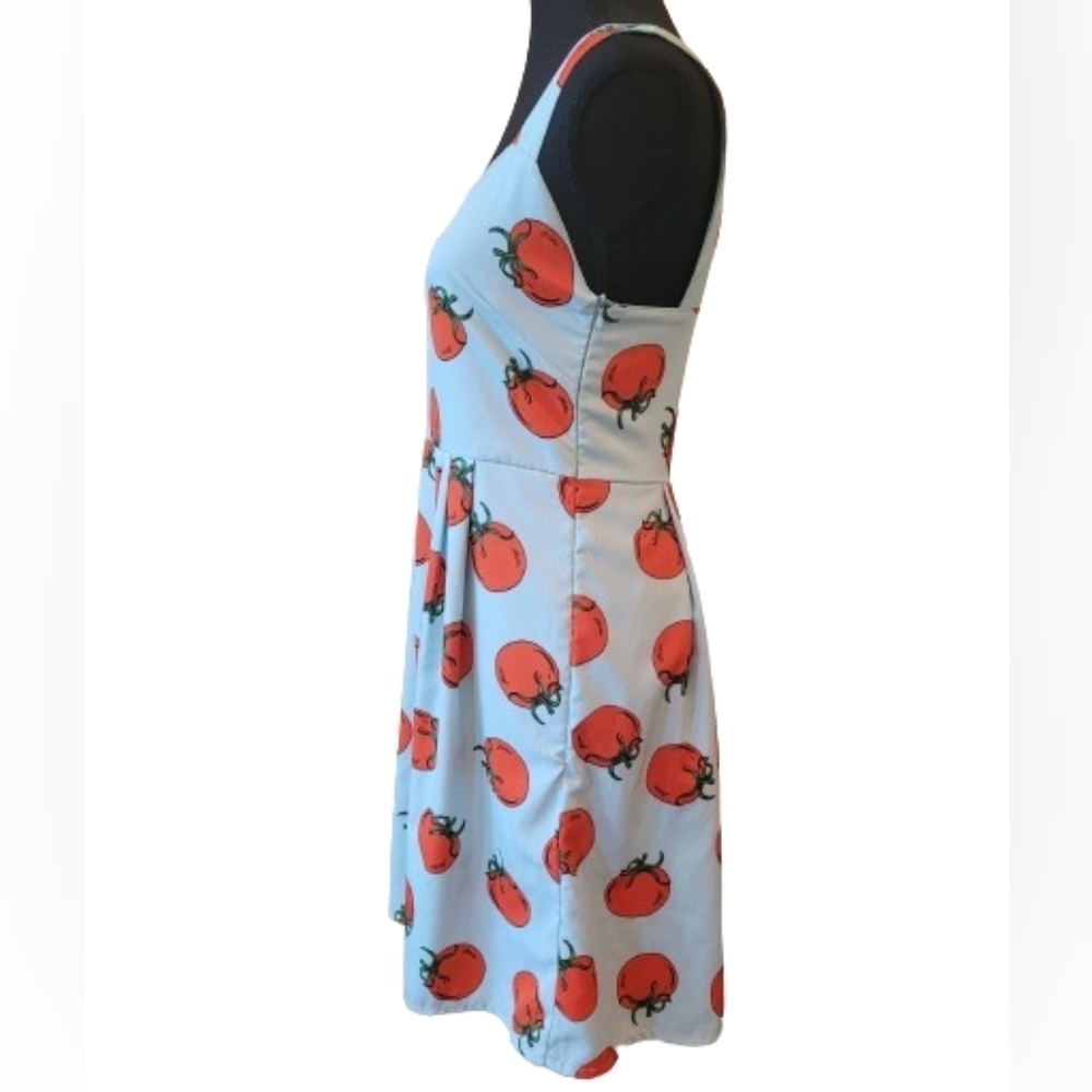 COMPAÑIA FANTASTICA Tomato Collection Lined Sundress, Designed in Spain - Picture 4 of 16